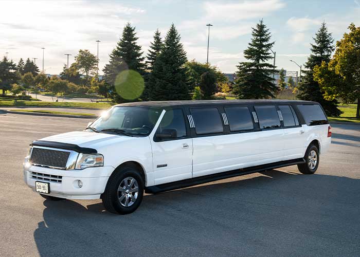 14 Passenger Ford Excursion Stretch Limo - View 2