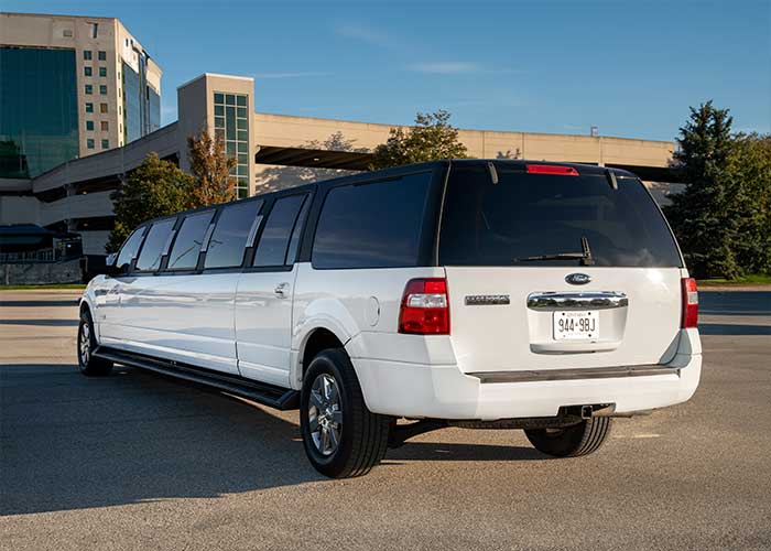 14 Passenger Ford Excursion Stretch Limo - View 3