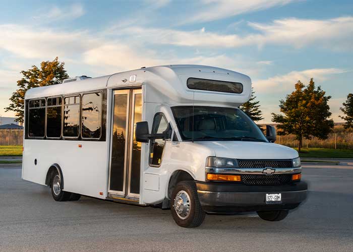 20-passenger luxury party bus exterior